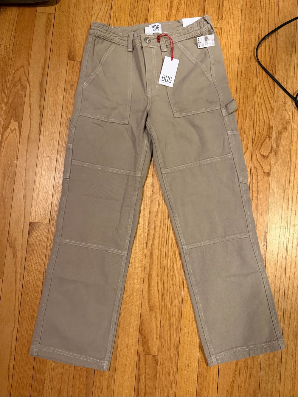 BDG Women's Cargo Pants in Khaki
